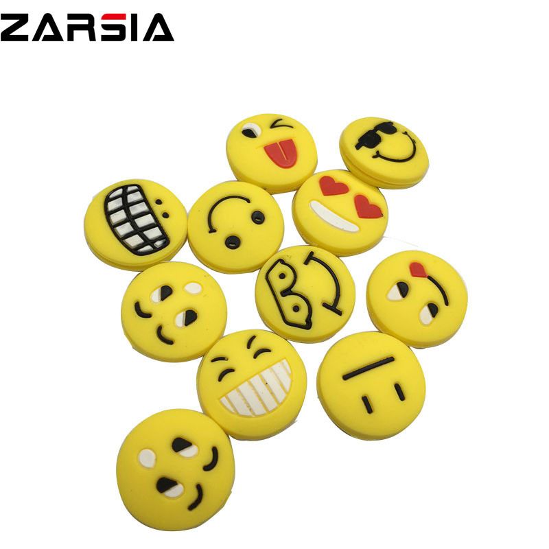 表情帝 硅胶趣味网球拍减震器 奇趣笑脸 球拍避震缓冲