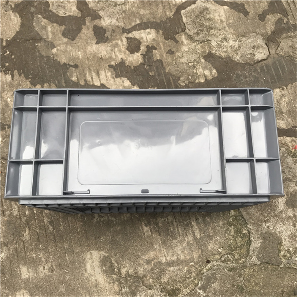 苏州塑胶物流包装箱EU4322物流箱 广州汽配件周转箱40*30*23cm