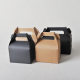 Portable West Point Kraft Paper Box Cut Cake Box Mousse Box Dessert Packaging Paper Box Candy Box Customized