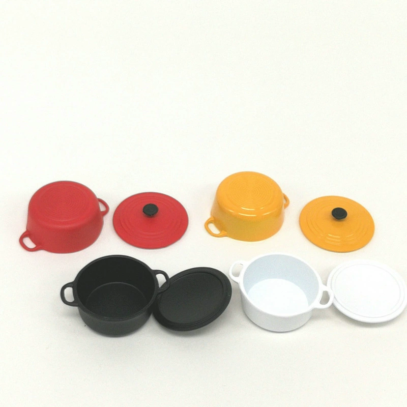 Mini dollhouse with accessories, kitchenware, realistic round handle