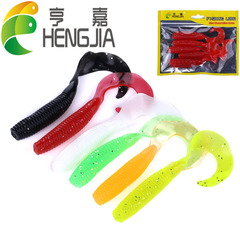 HENG JIA HUNGA Popper Soft Bait 10cm Lure Artificial Fish Bait Soft Tail Simulation Perch Bait