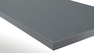 转角工作台板 带深灰色塑料面层