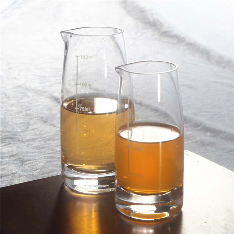 醒酒器红酒葡萄酒具分酒器无铅玻璃斜口酒壶带把倒酒器玻璃 批发|ru