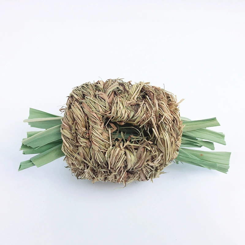 Травяной шар ручной работы стойка для травы кролика мелкие товары для домашних животных гнездо хомяка Шиншилла морская свинка коренные зубы травяной шар