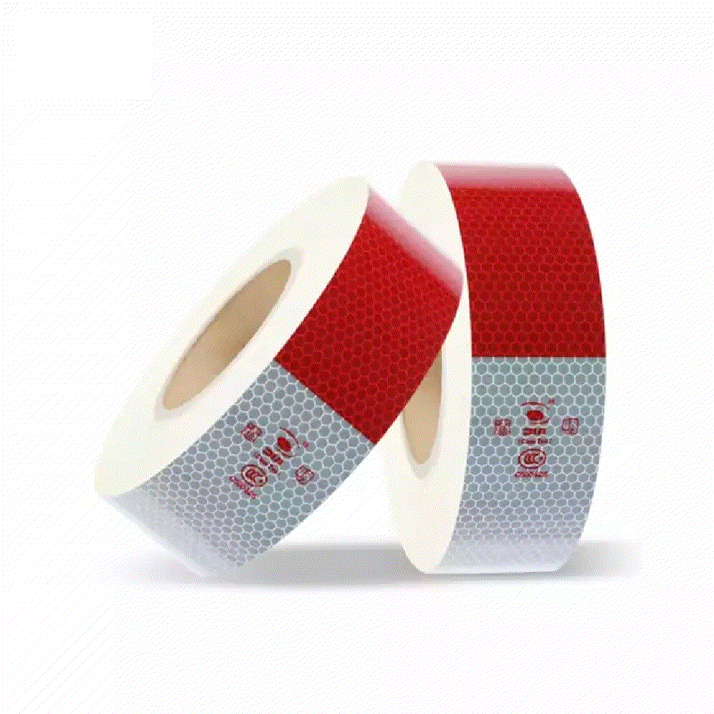 货车车身反光胶带 红白相间反光条 货车红白反光带 车身反光贴