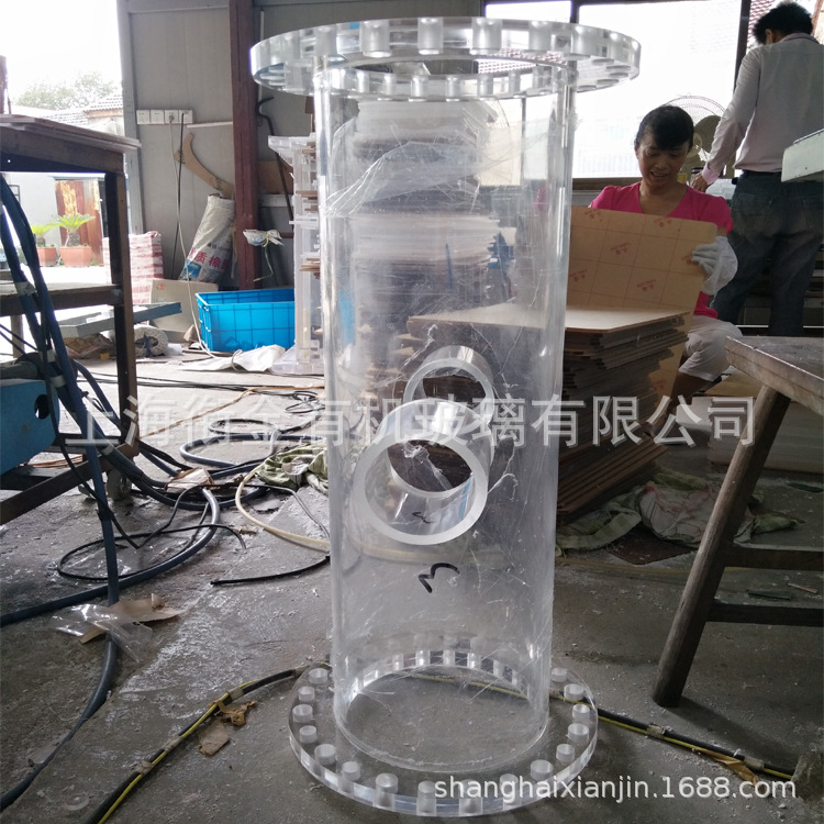 高透明 亚克力法兰盘 亚克力管法兰连接 有机玻璃法兰 水处理装置