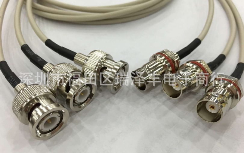 HDSDI机器延长线BNCmale/female-JK公转母屏蔽线Q9测试线50-200CM