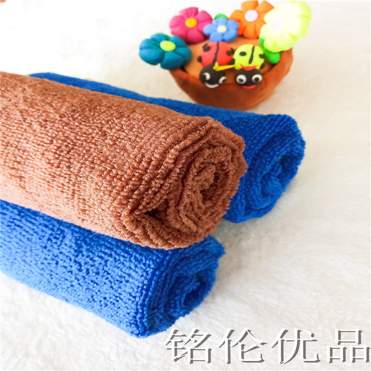 Household Fiber Towel Square Towel Car Wash Towel Wholesale 30*30 Absorbent Manufacturers Can Be Customized