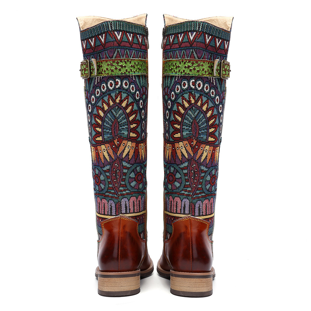 Bottes femme en En cuir - Ref 3355047 Image 16