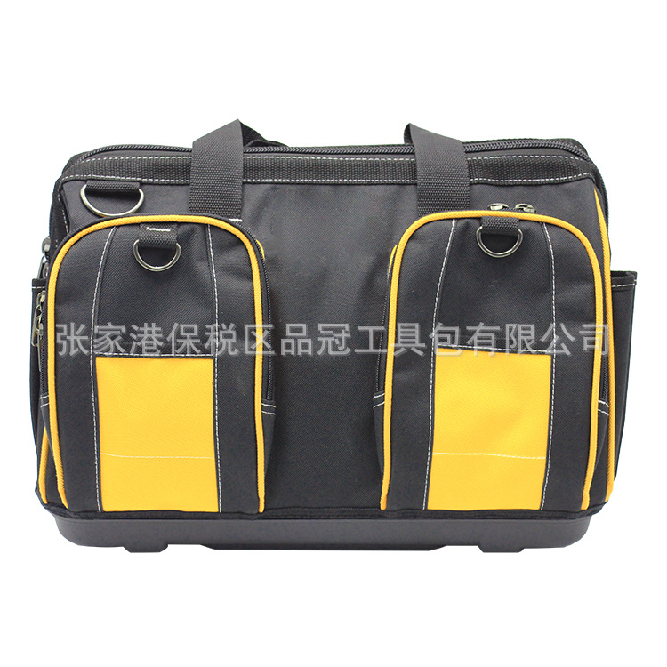塑料底工具包，塑料底牛津布包，胶底背包，胶底牛津布电工背包