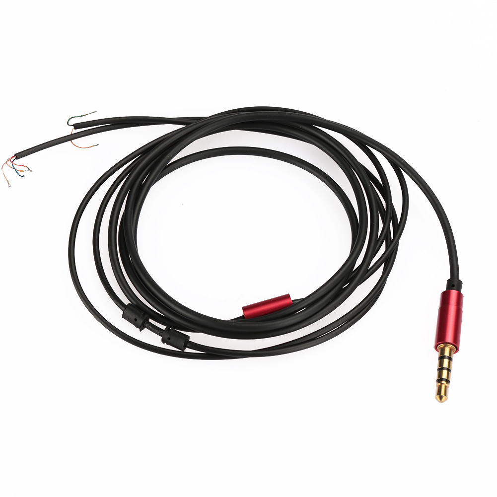 （中性）耳机维修线 HIFI DIY音频线 颜色->红色