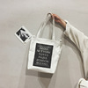One-shoulder bag, capacious shoulder bag, shopping bag, Korean style