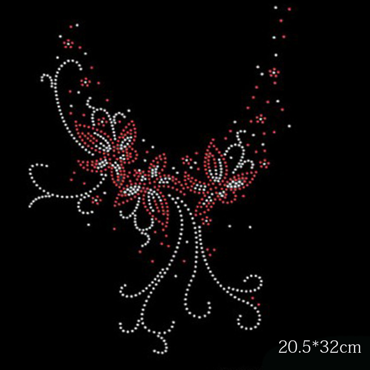 烫钻图案 烫钻加工 特价烫钻图 领口烫图批发 现货小额批发