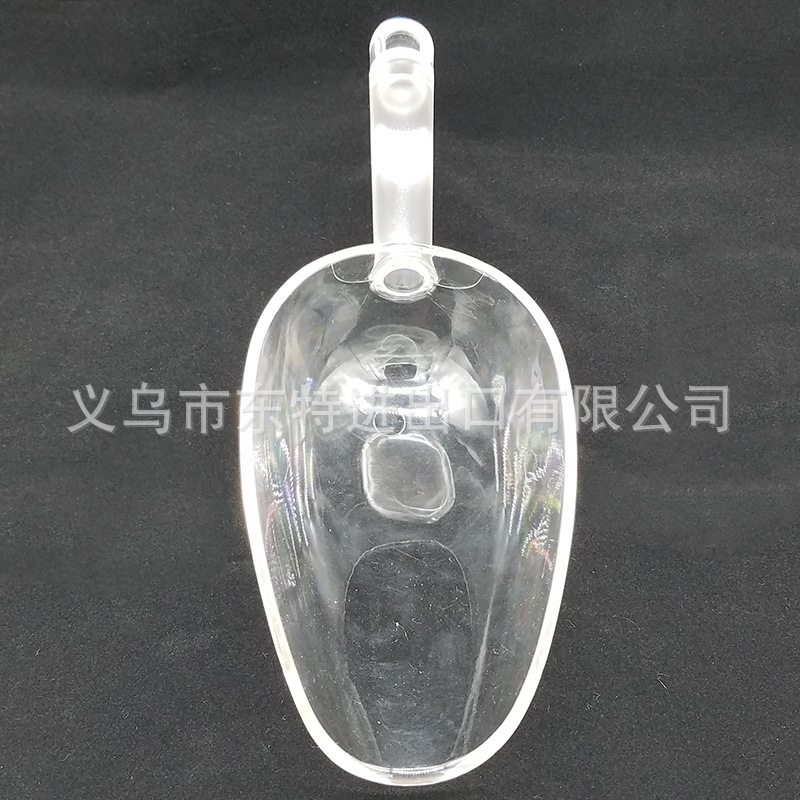 厂家直销透明冰铲pc塑料圆底冰铲粮食面粉铲多用取冰铲干果咖啡铲详情图5