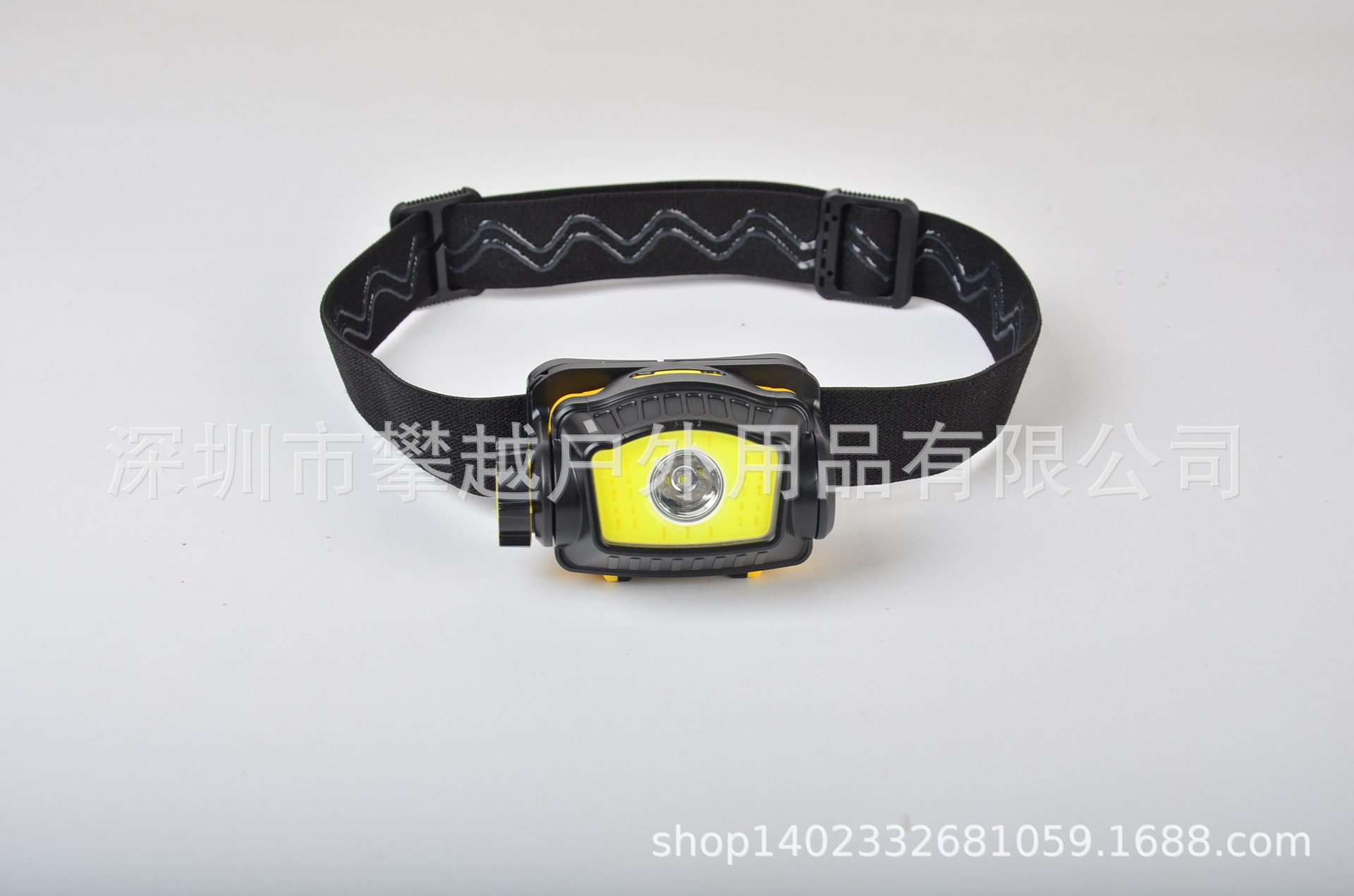 跨境专供 LED强光头灯工业头灯露营徒步登山夜钓防水带磁铁工作灯