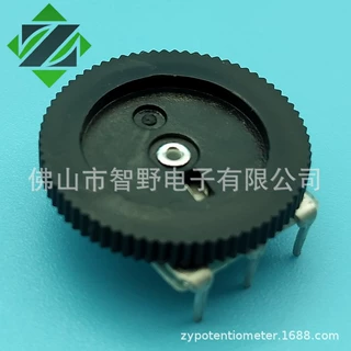 供应拨盘电位器16*2B10K收音机旋钮齿轮电位器