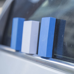 Car crystal foam blue EVA waxes grinding foam small scrub composite evn foam board eraser factory wholesale