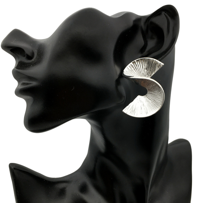 1 Pair Quantity 1 Pair Retro Lady Geometric Plating Metal Ear Studs