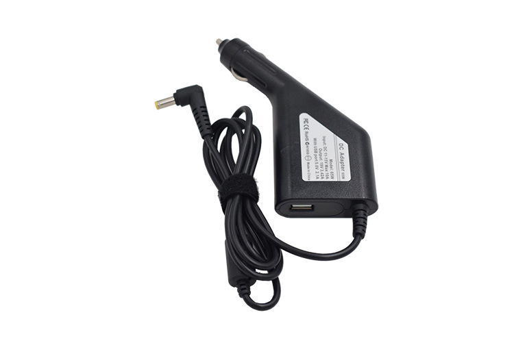 Factory Direct batch 19v3.42a laptop car charger computer power adapter car battery charger wholesale