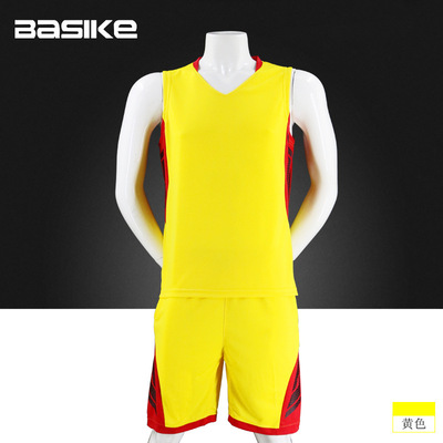 Basketball clothes suit male Custom uniforms Printing student match Athletic Wear Sweat ventilation Quick drying suit