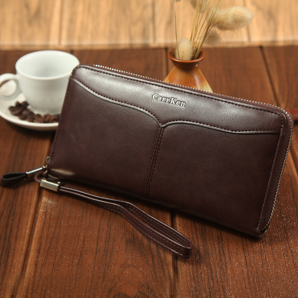 Men's wallet business casual large-capac...