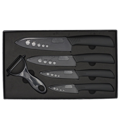 Ceramic knife Six piece set kitchen suit tool customized logo Yangjiang gift gift ceramics Fruit knife