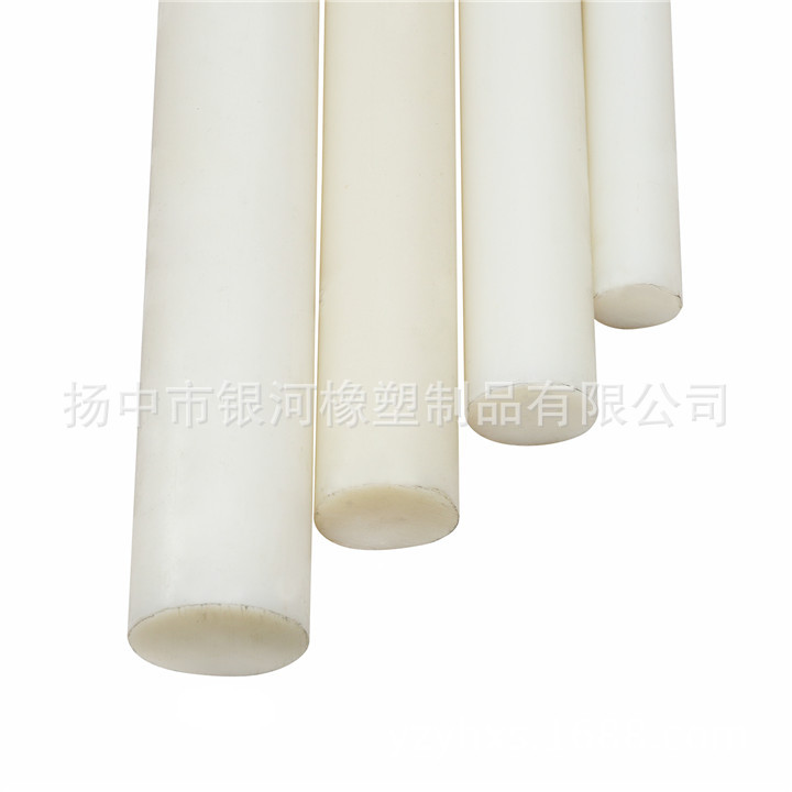 厂家批发白色含油耐磨尼龙棒 绿色空心尼龙套 尼龙塑料垫块