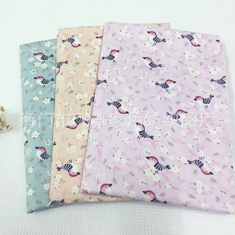 批发全棉斜纹印花布 卡通纯棉斜纹面料全棉布料 1.6m幅宽