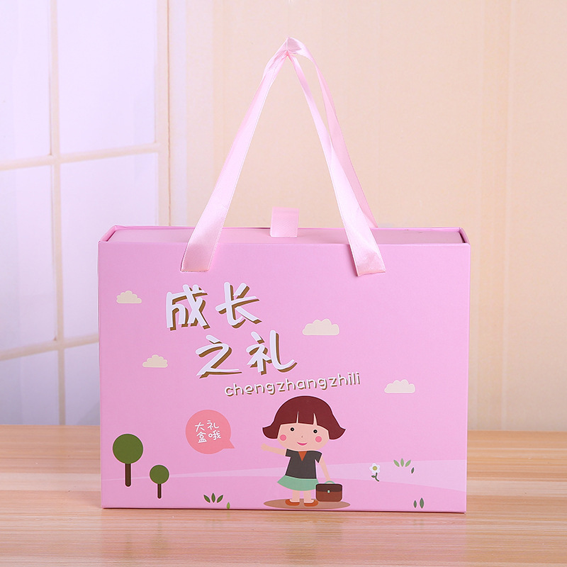 Temporada escolar para niños l Caja de regalo Regalo de crecimiento Caja de regalo de cajón de papelería Caja de embalaje Embalaje de regalo Caja de regalo creativa image 8