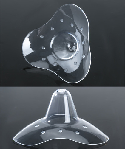 Siqi silicone pacifier nipple protector full circle semicircle triangle breast protector pair boxed nursing breast protector