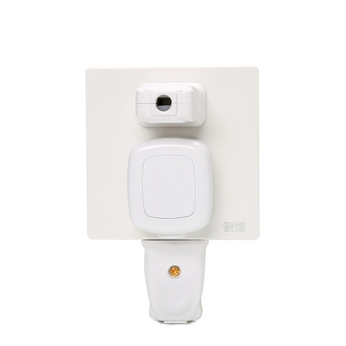 Wall-mounted switch and socket for home use, single pole with 50 outlets, multi-port panel, 16A, five-port wall socket