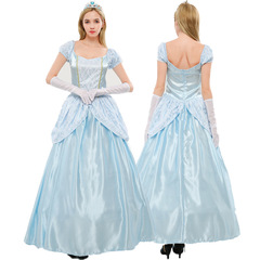 2018 European Palace Costume Princess Sissi Halloween Snow White Dress Cinderella Cosplay Costume
