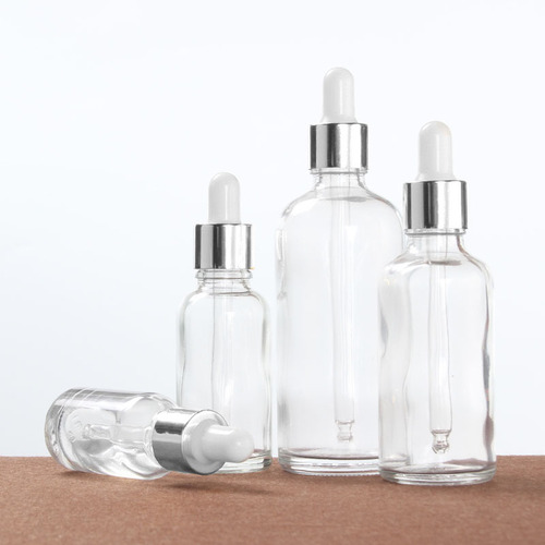 5-100ml brown glass essential oil bottle cosmetic sample plastic tip essence dropper bottle