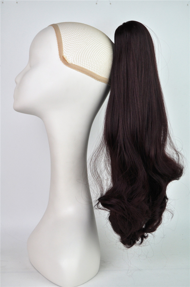 Fábrica NEWLOOK cabello recto gran cantidad de comercio exterior spot cabello de cauda de caballo pelucas super agarrar clip de cauda de caballo