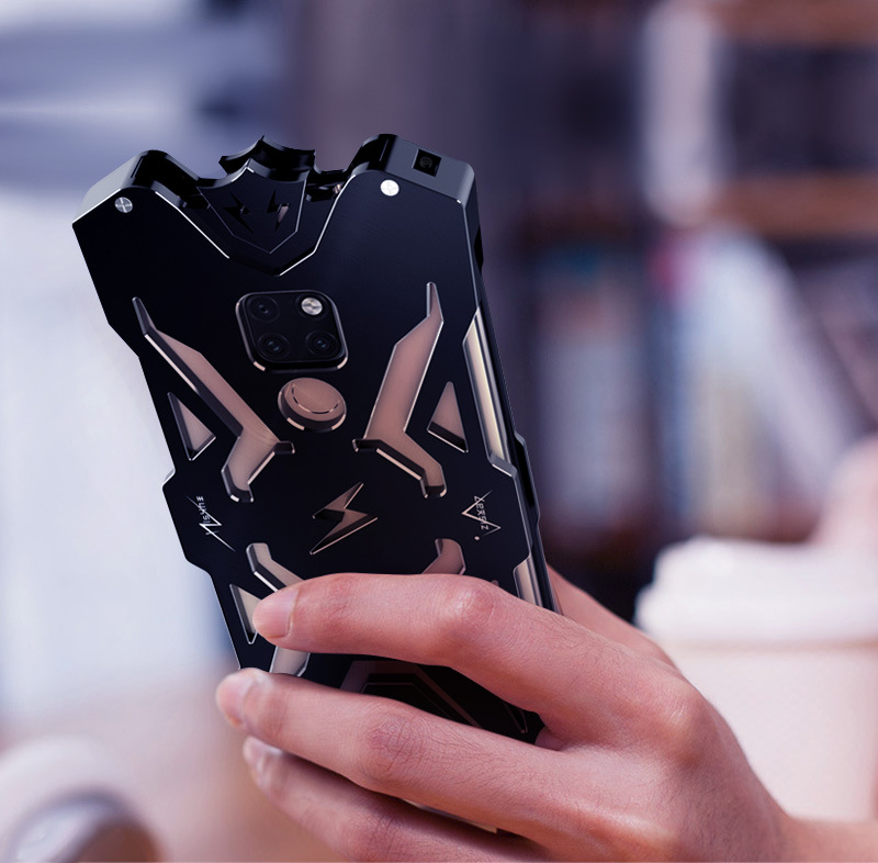 SIMON THOR Aviation Aluminum Alloy Shockproof Armor Metal Case Cover for Huawei Mate 20 Pro & Huawei Mate 20 X & Huawei Mate 20