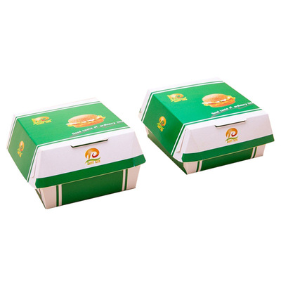 供应白卡纸食品盒 通用鸡米花汉堡包装盒 一次性食品包装盒批发|ms