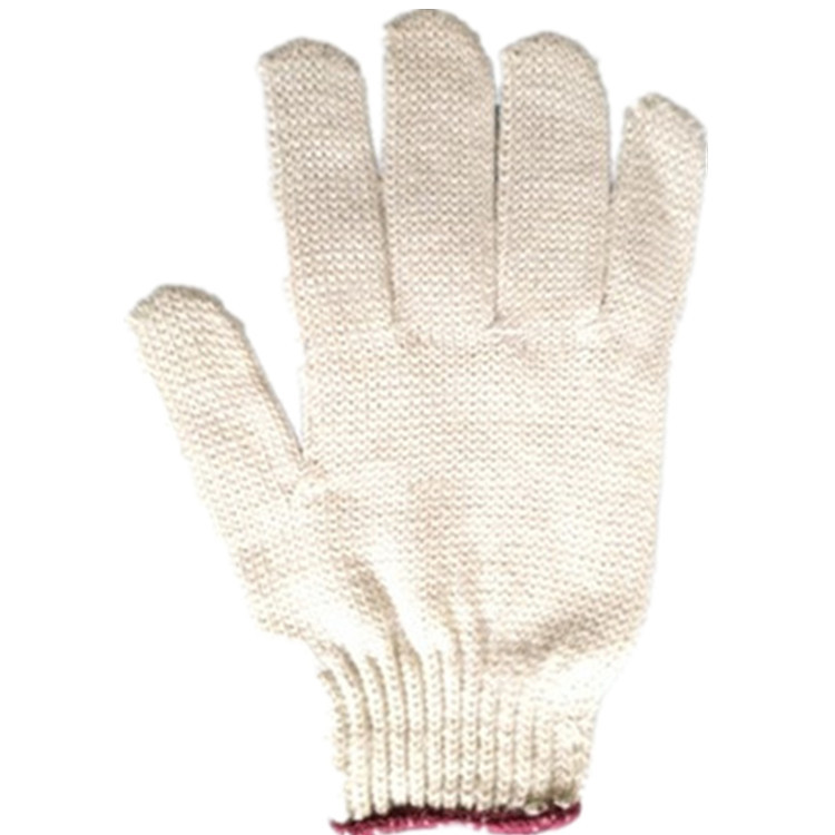 电脑机织耐磨线手套劳保防护线手套7针粗纱线手套量大从优|ms