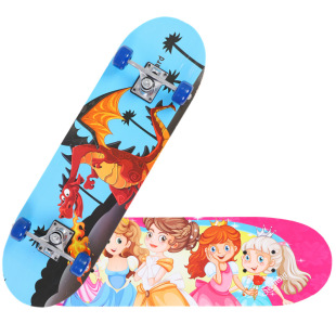 Factory Direct supply drift Board youth beginner 2808 double warped children four-wheel Maple skateboard one-piece delivery
