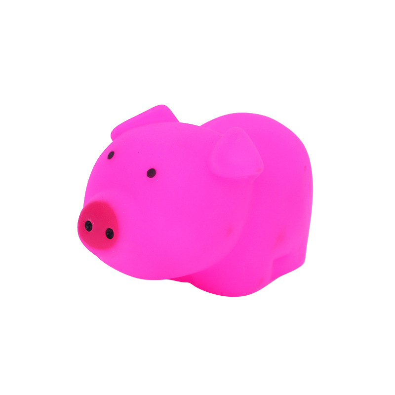 Suministros para mascotas al por mayor perro molar resistente a la mordedura de vinilo cerdo juguete de sonido perro suministros de entrenamiento juguetes para mascotas