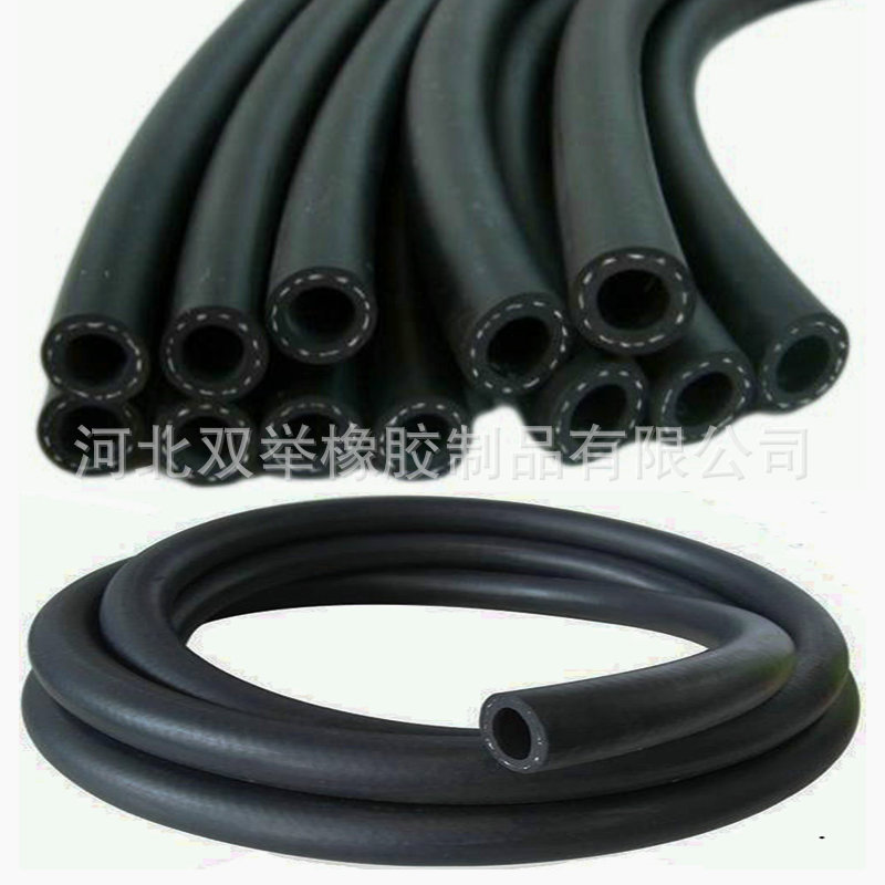 工业橡胶软管定制耐油夹线编织橡胶管光面夹线软管耐热耐低温胶管