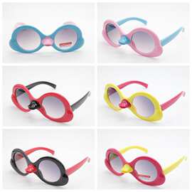 2019 儿童新款鸭子造型太阳镜，猫眼太阳镜，有现货，6色混