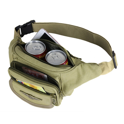 小紅書同款運動包包 男 女2019新款帆布戶外跑步健身斜挎男士腰包