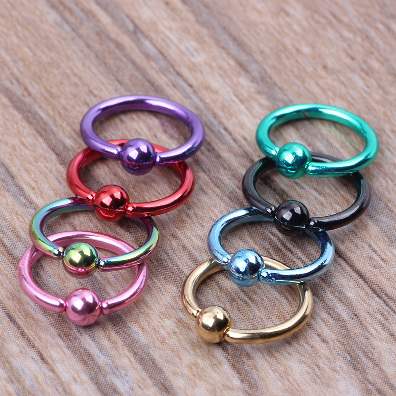 Labret piercing jewelry detail image