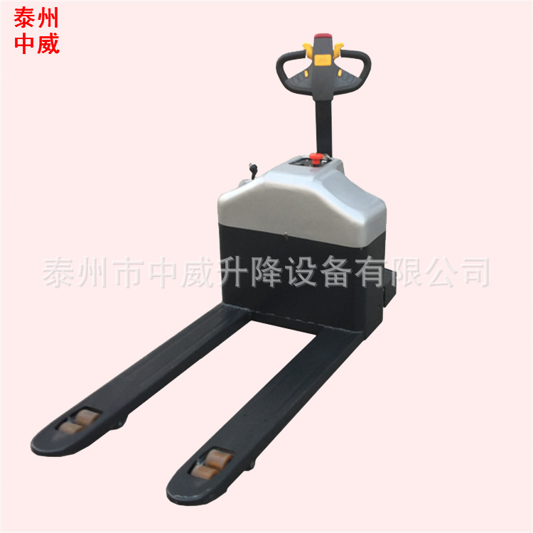 江苏中威供应全电动液压搬运车 小金钢电动托盘叉车液压升降地牛