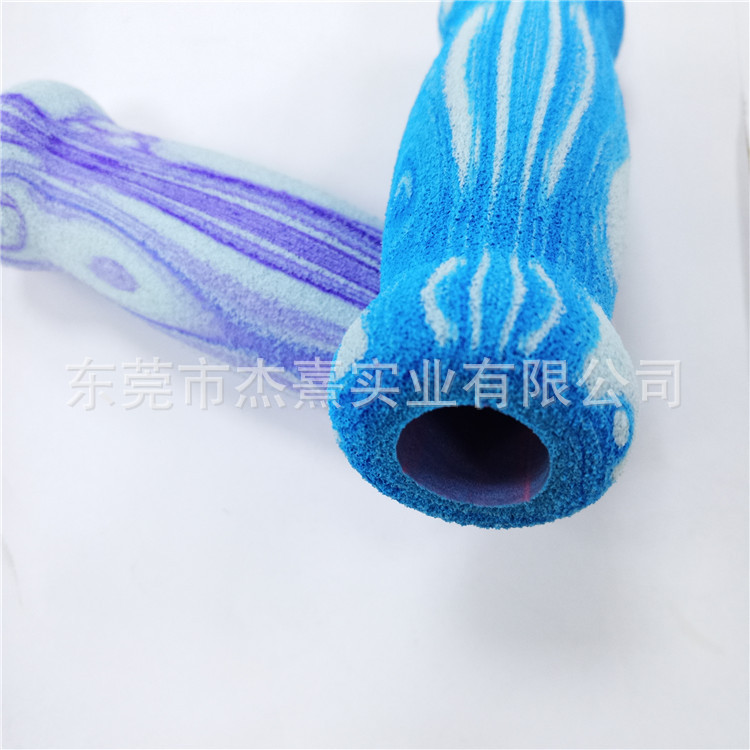 生产销售迷彩泡棉手把套 吸汗耐磨防滑手柄护管 双色把套