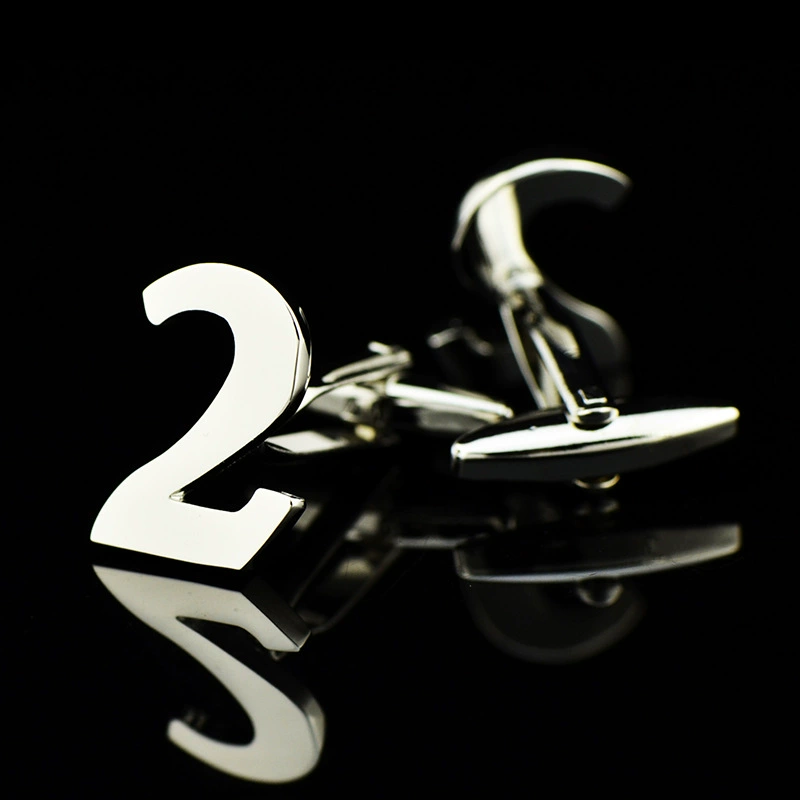 2 цифровых запонки арабский стиль рукавной манжеты - стиль рубашки 133CUFFLINKS/991027