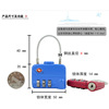 Customs Lock TSA320 Free Shipping Promotion Mini Luggage Pack Crypture Lock Travel Supplies LOGO TSA Customs Lock