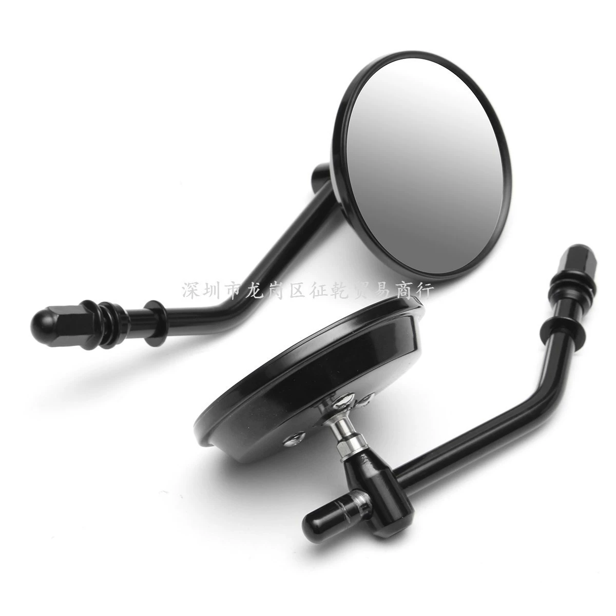 Modified retro retroreflective rear view mirror