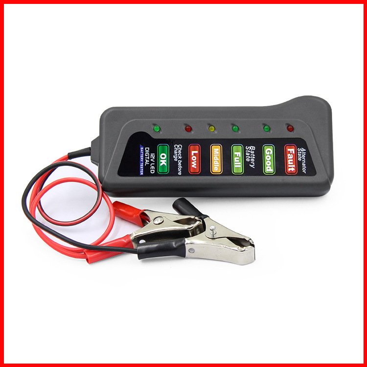 Battery Tester in Use