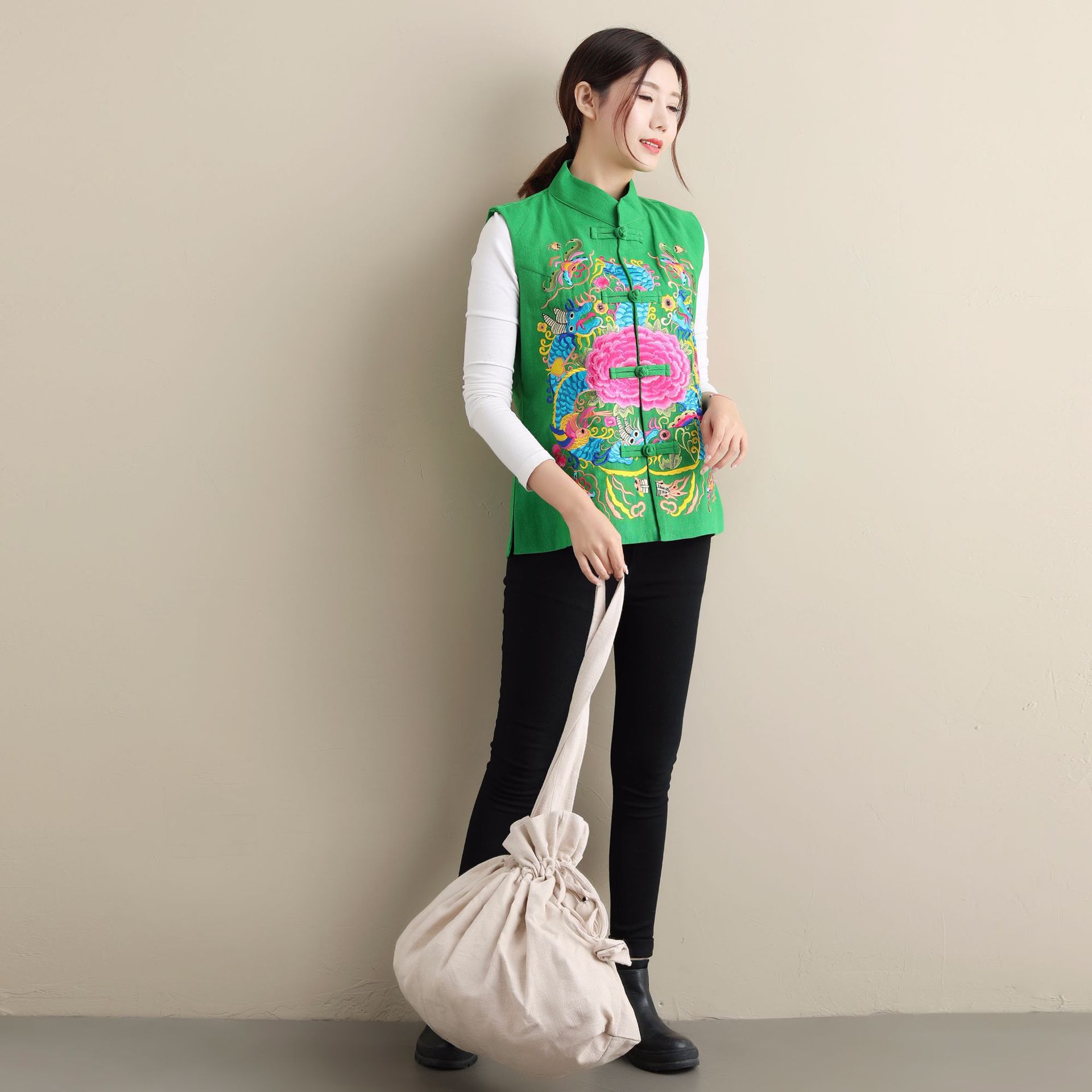 Gilet femme en Chanvre - Ref 3317941 Image 18